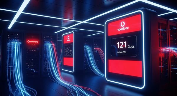 Vodafone, 100G PON ile 121 Gbps Hıza Ulaştı